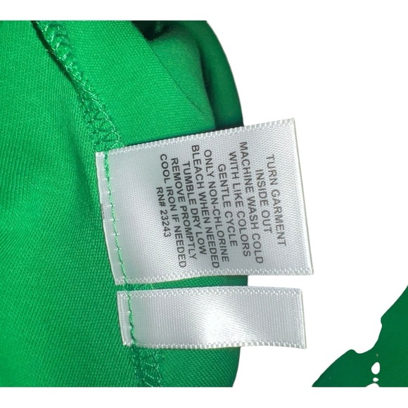 New York & Company Green Sleeveless Dress with Buttons – Size Large - Picture 4 of 6